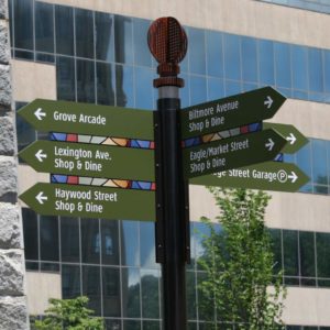 Asheville NC wayfinding