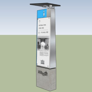 Capitol Riverfront 3D Kiosk Drawing