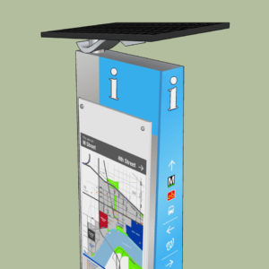 Capitol Riverfront 3D Kiosk Drawing