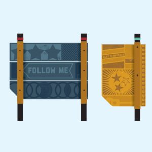 Johnson City Sign Backs