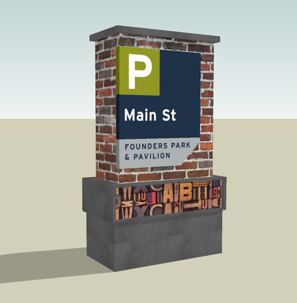 Johnson City Parking ID 3D Drawing