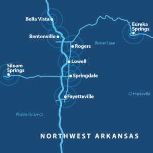 Northwest Arkansas Map