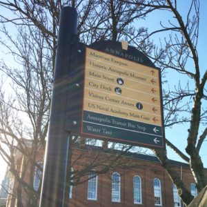 Annapolis Pedestrian Sign