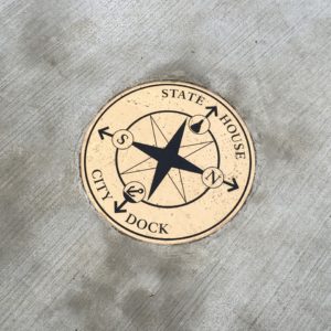 Annapolis Sidewalk Compass