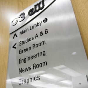 CBS/3 Interior Signage