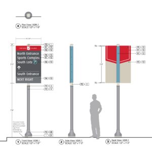 Carthage College Vehicular Sign