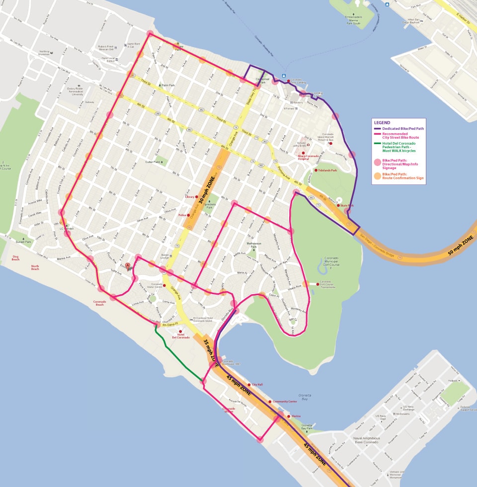 City of Coronado Bike Path