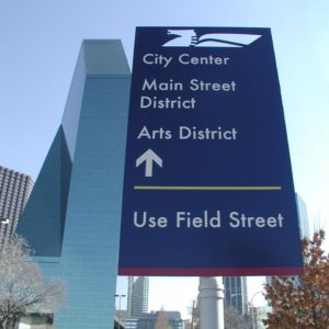 Dallas Vehicular Sign
