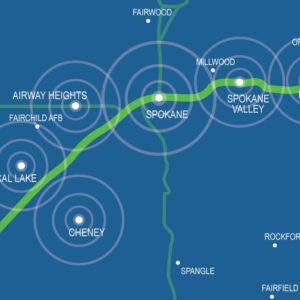 Spokane County, WA Map