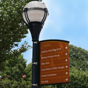 Frederick, MD Pedestrian Sign