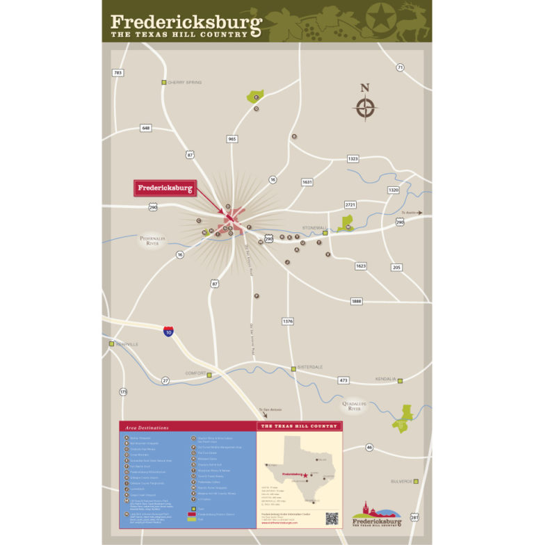 Fredericksburg, TX Maps MERJE DESIGN