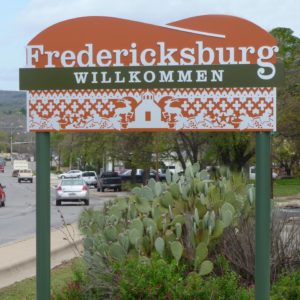 Fredericksburg, TX Welcome Gateway