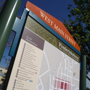 Fredericksburg, TX Orientation Map Kiosk