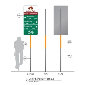 Valley Path Sign Drawing