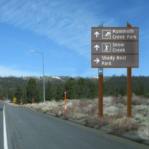 Mammoth Lakes Vehicular Sign Rendering