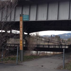 Bike Missoula Trail Sign
