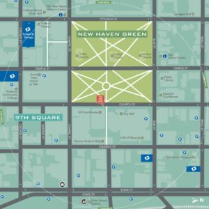 New Haven Map Downtown