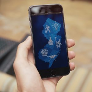 New Jersey District Icons Phone Graphic