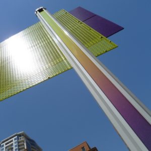 Phoenix, AZ Vehicular Sign Closeup of Back