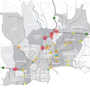 Santa Cruz Arrival Map