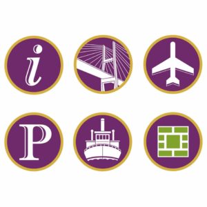 Savannah, GA Wayfinding Icons