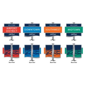 Little Rock District ID Signs